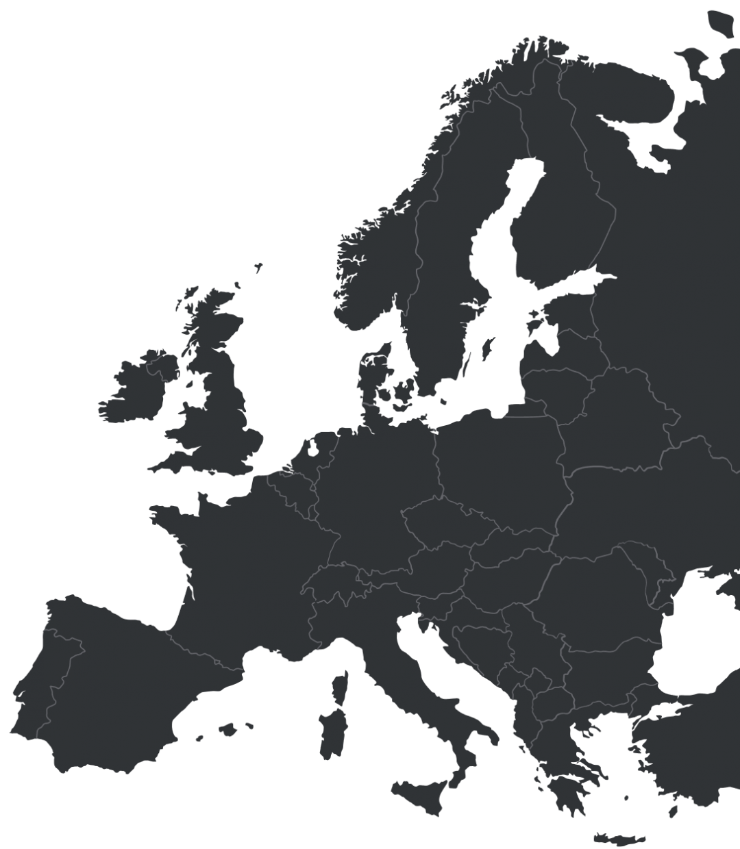 Europe map hotspots