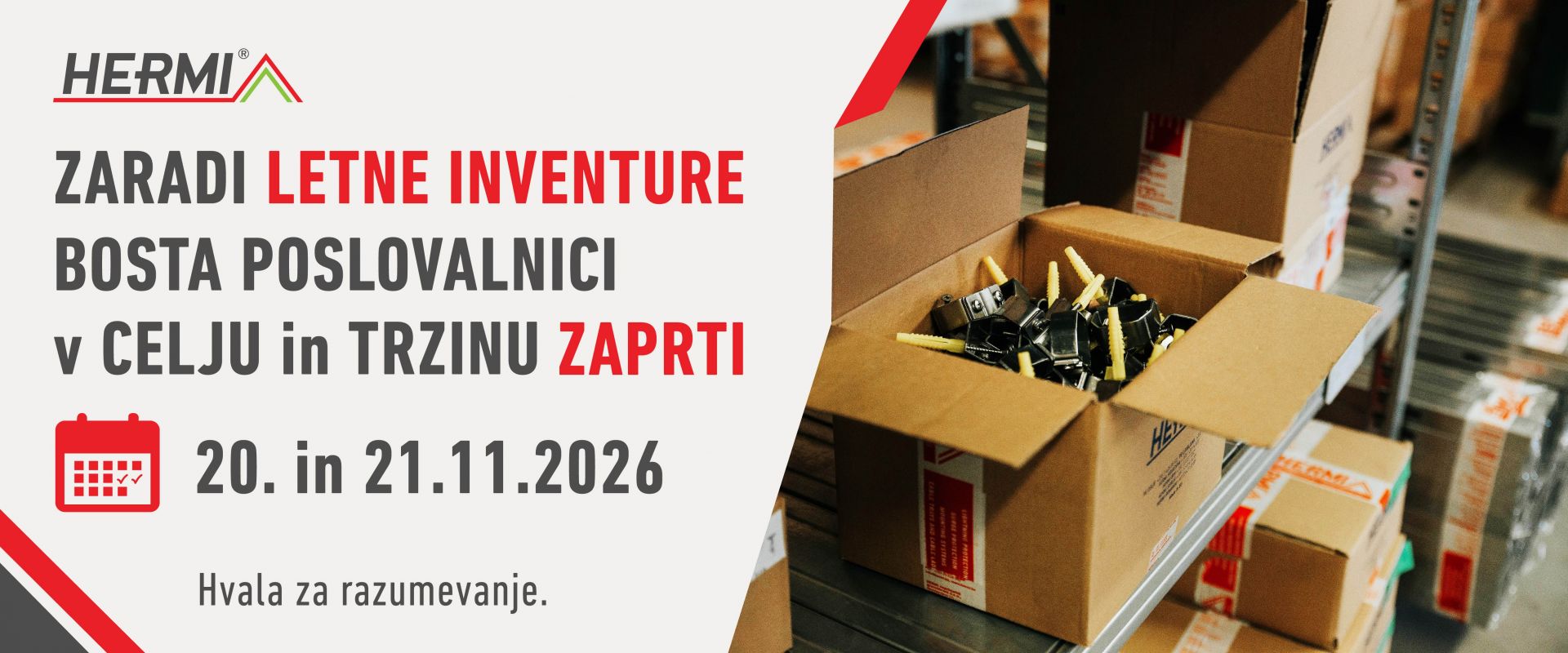 Letna inventura Hermi 2026